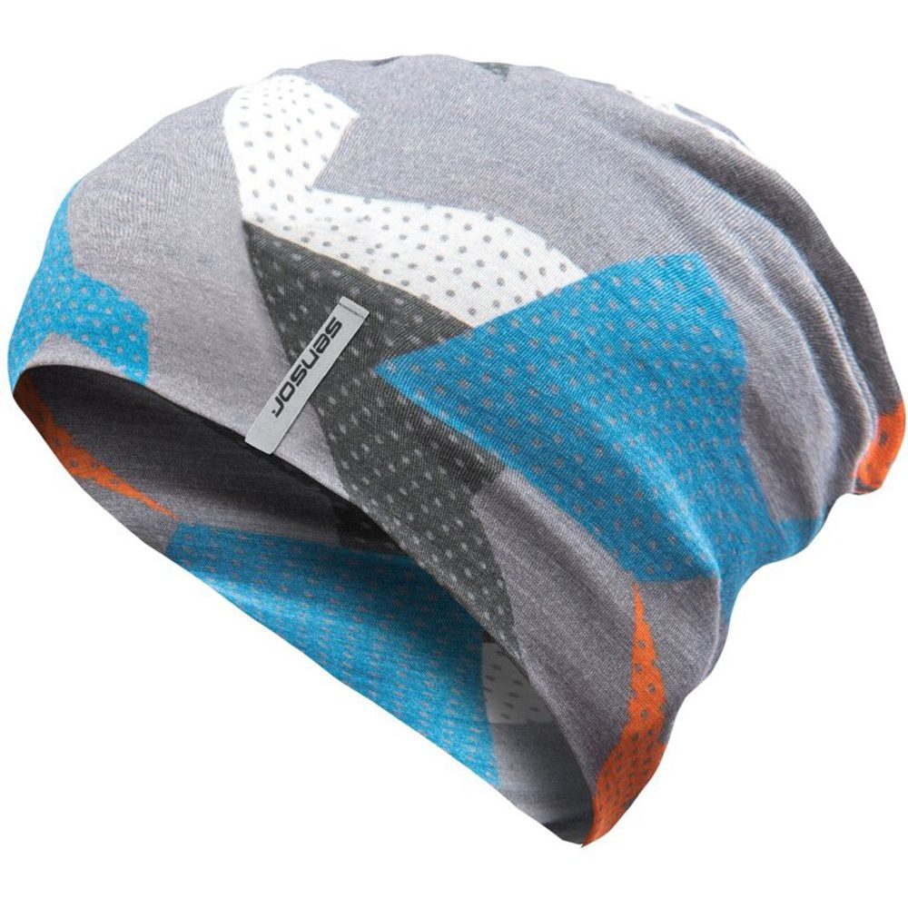 ČEPICE MERINO IMPRESS modrá/camo