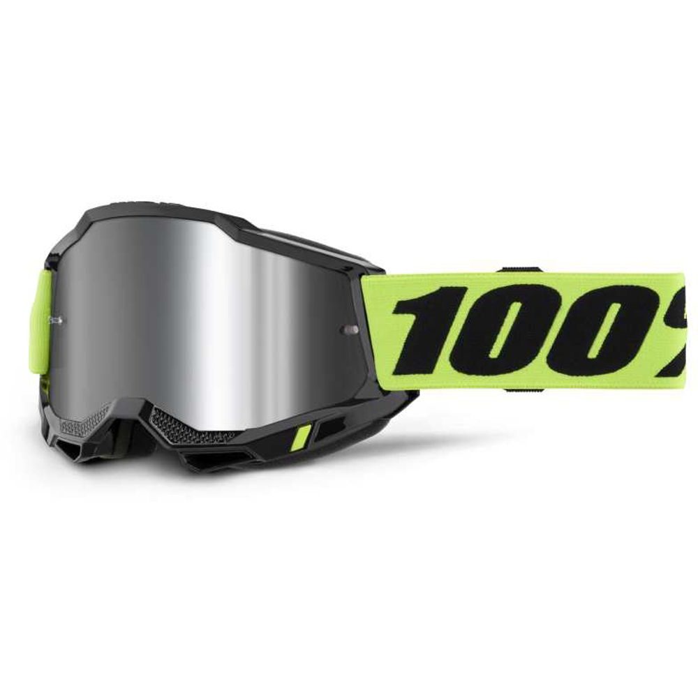 ACCURI 2 Goggle Neon Yellow - Mirror Silver Lens