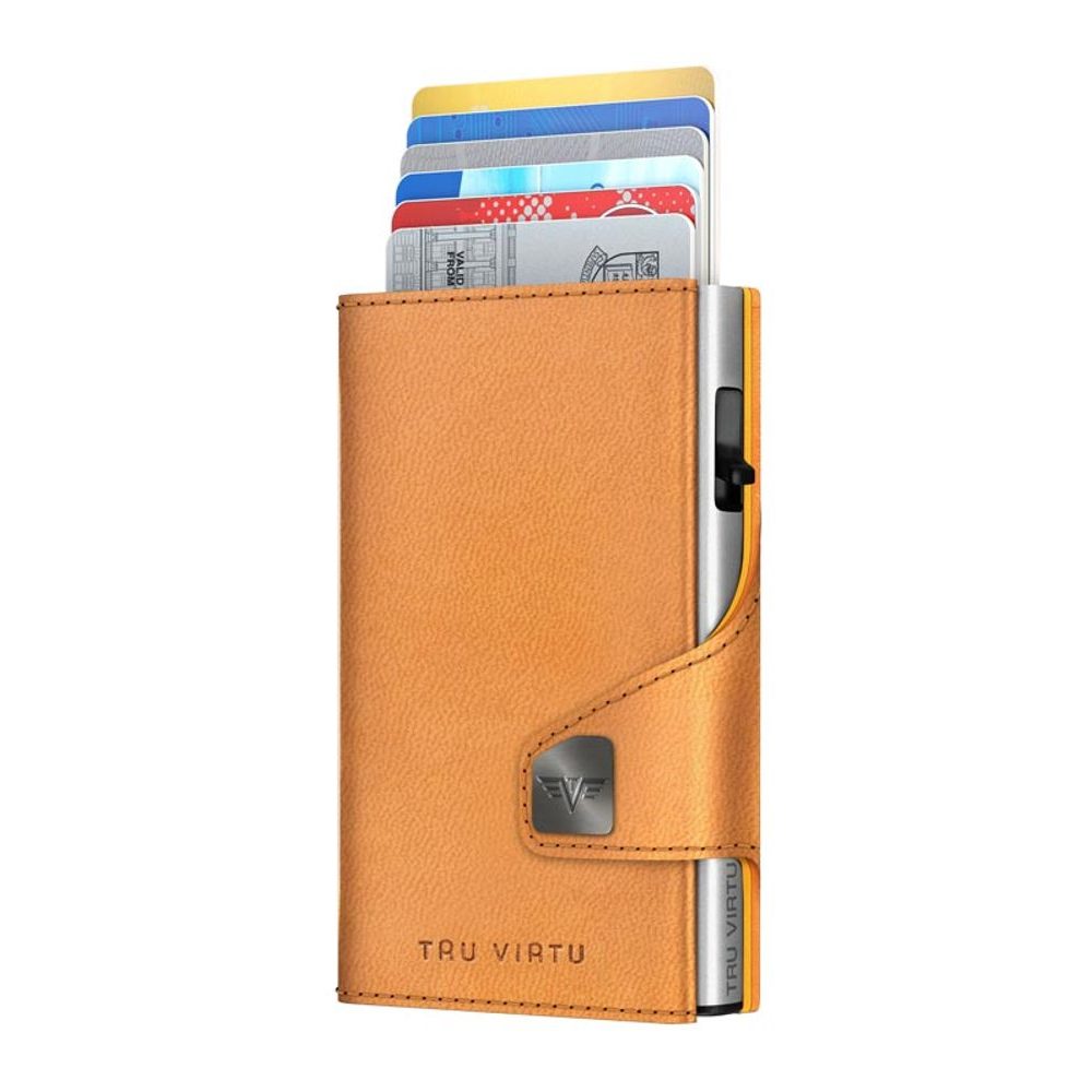 Wallet Click & Slide - vegan Bio Apple Wallnut