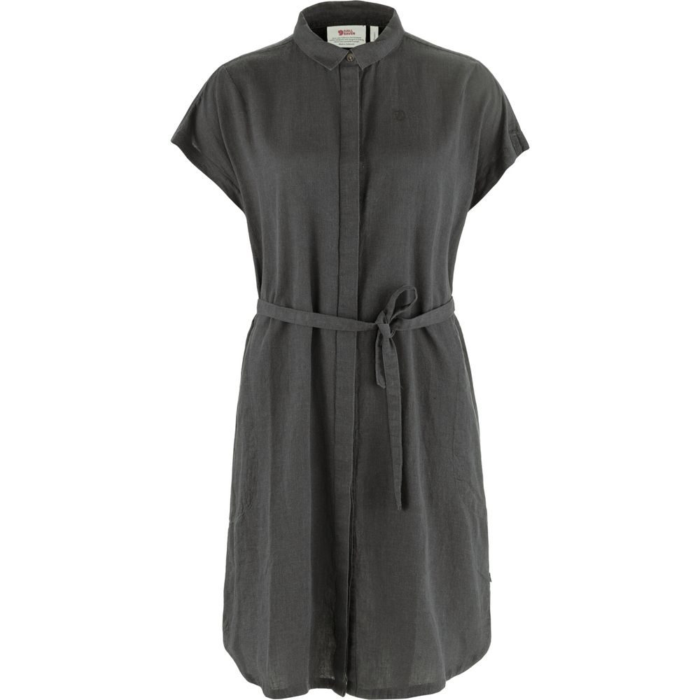 Övik Hemp Dress W Dark Grey