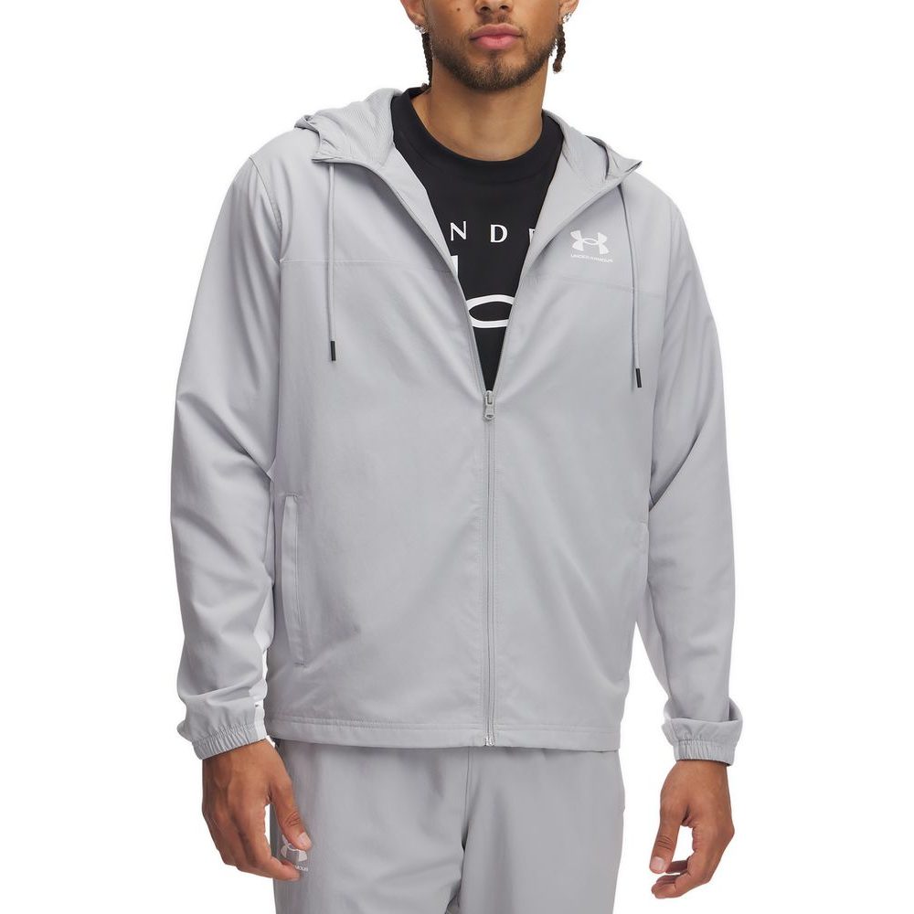 UA Rival Wvn Windbreaker šedá