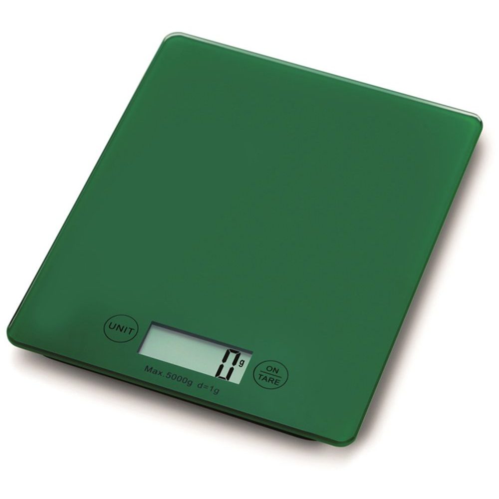 Kuchyňská digitální váha zelená