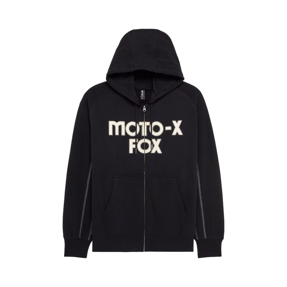 Moto-X Oversized Flc Zip Black