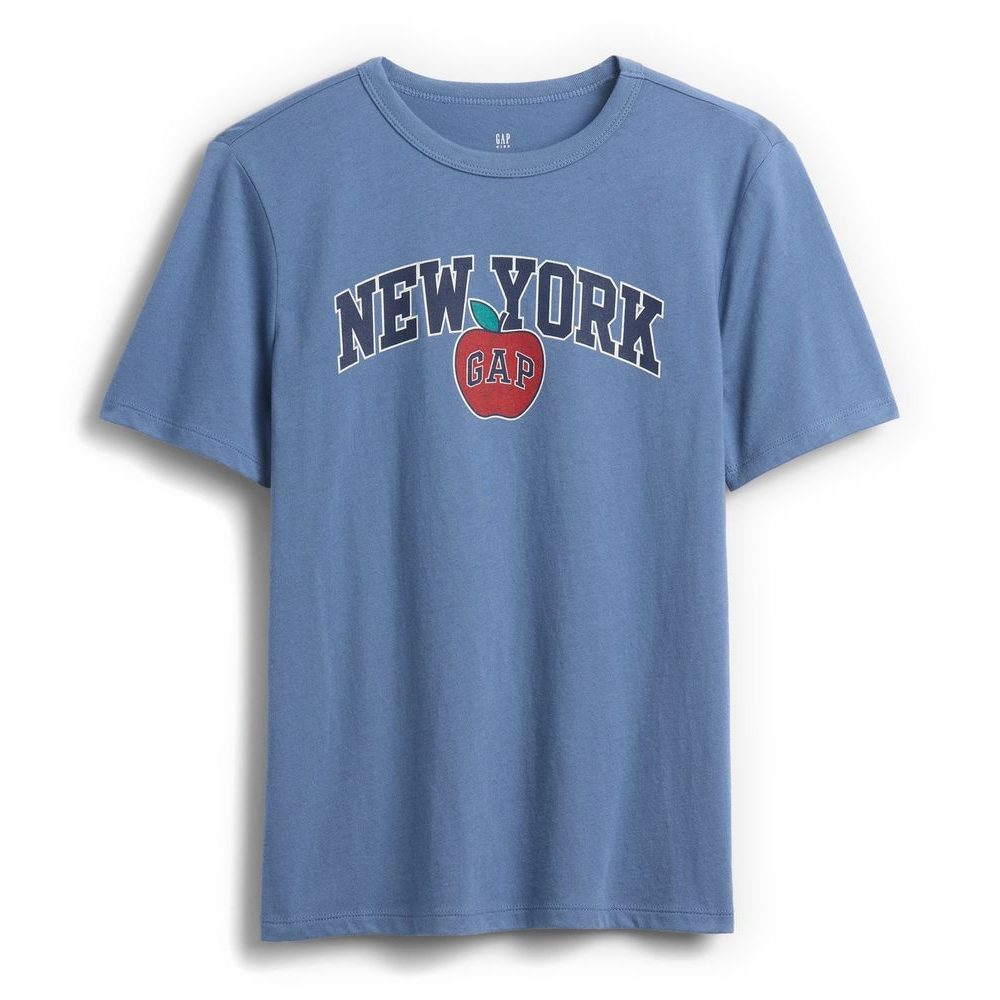 838991-00 Dětské tričko s potiskem Modrá