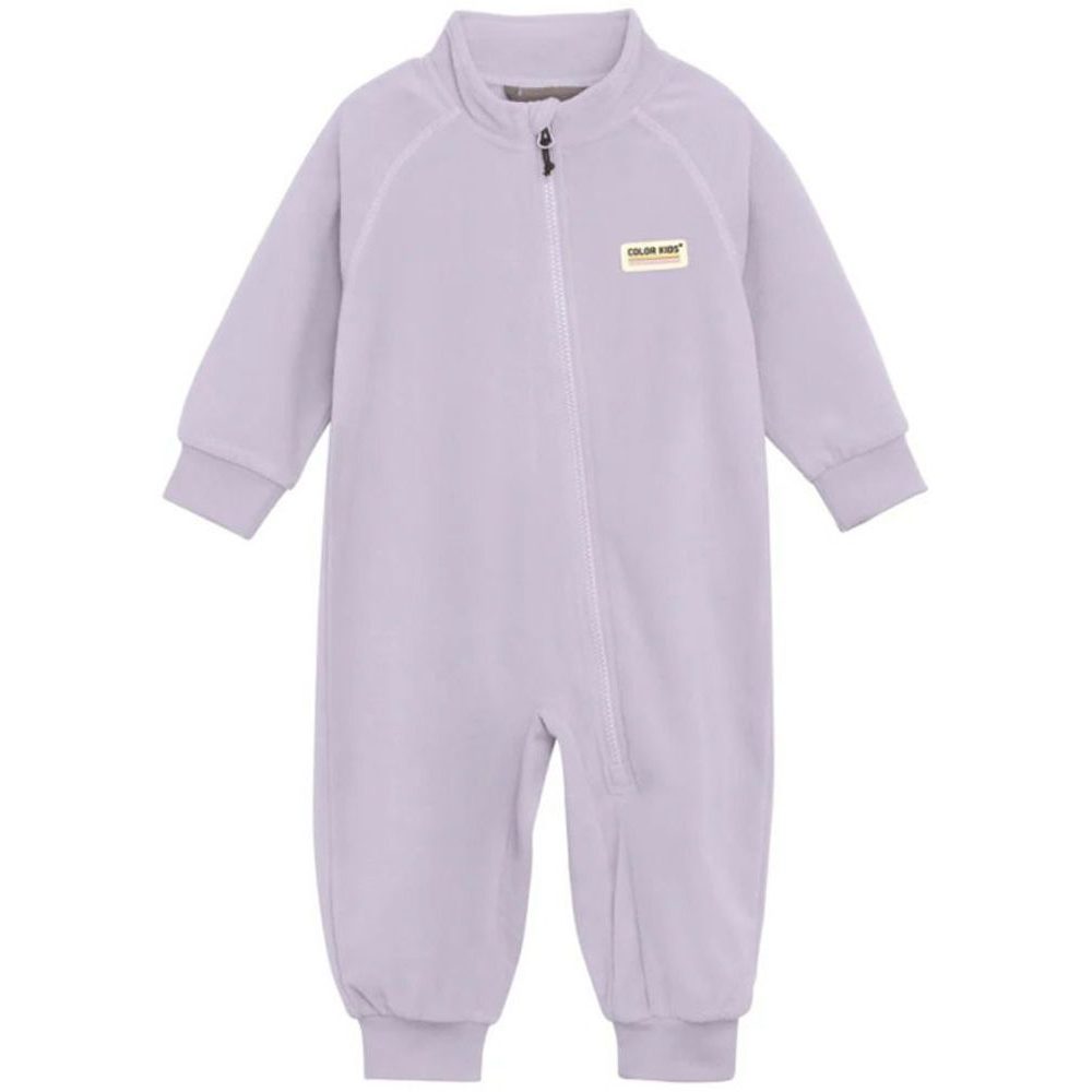 Baby Fleece Suit-Languid Lavender