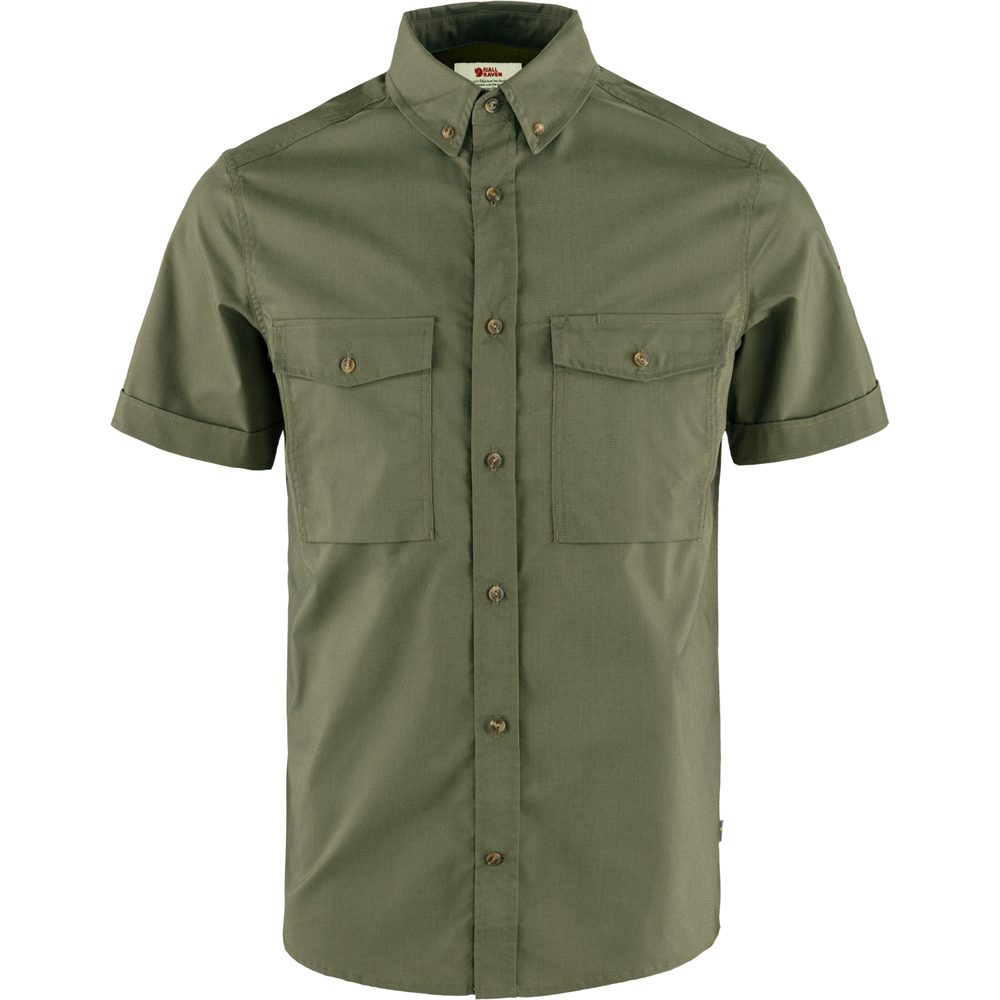 Övik Air Stretch SS Shirt M Laurel Green