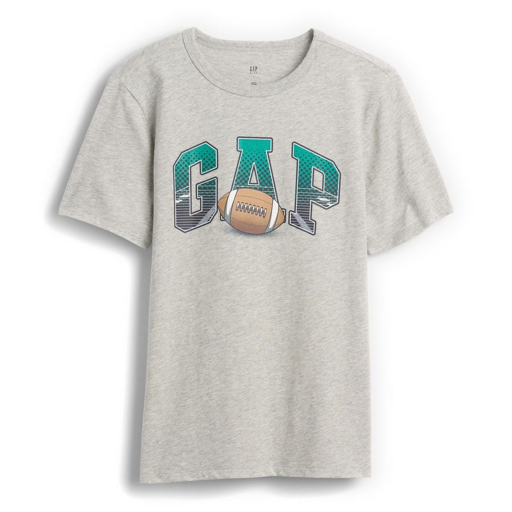 838988-01 Dětské tričko s logem Šedá