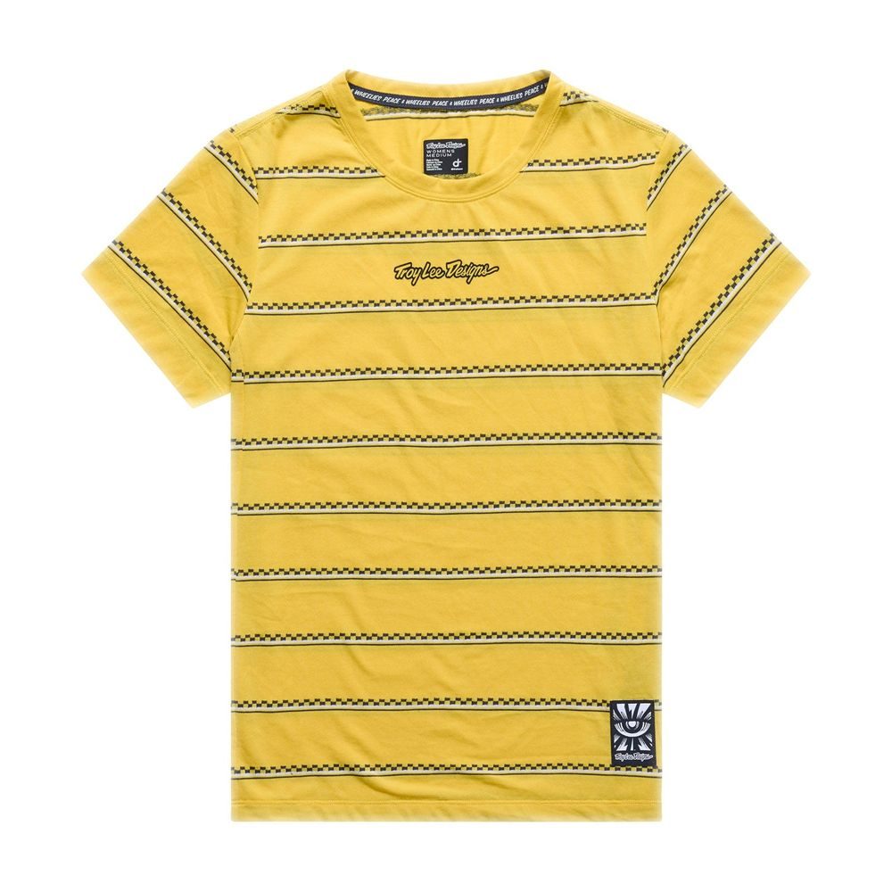 LILIUM RIDE TEE CHECKED OUT BUTTER