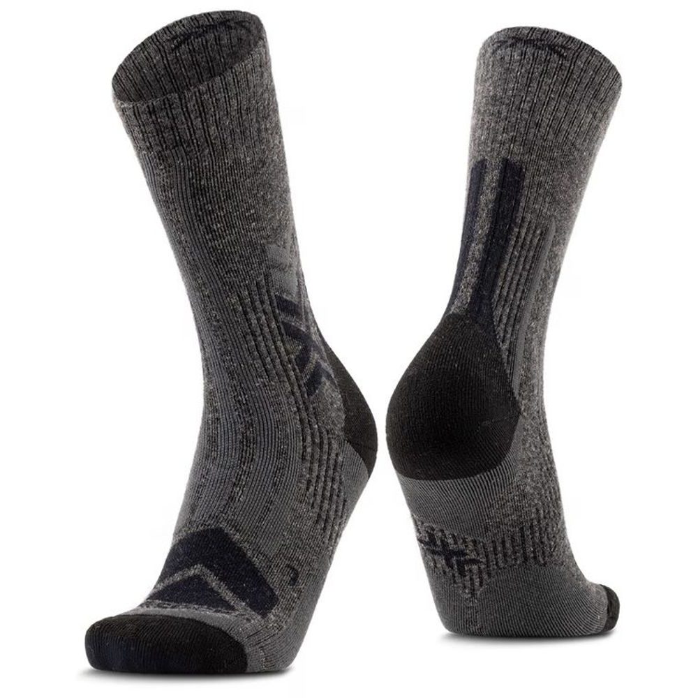 X-SOCKS HIKE PERFORM MERINO CREW black/charcoal