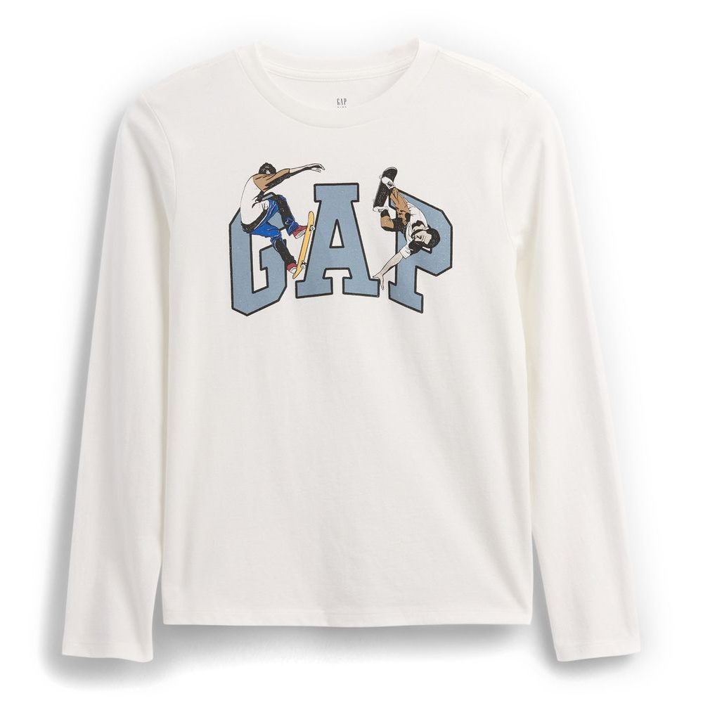 817485-05 Dětské tričko s logem Bílá