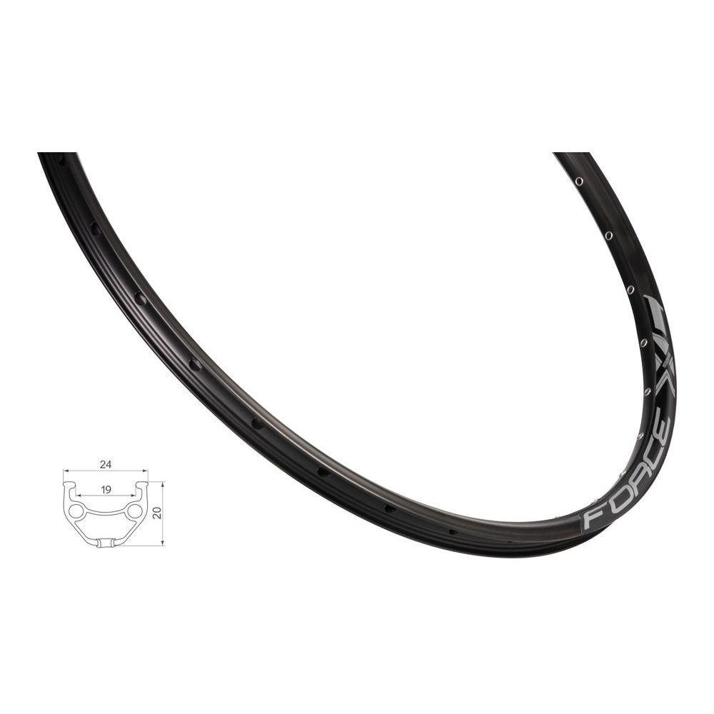 XC BASIC DISC 559x19, 36děr, černý