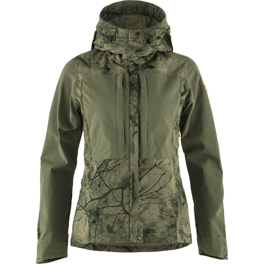 Keb Jacket W, Green Camo-Laurel Green