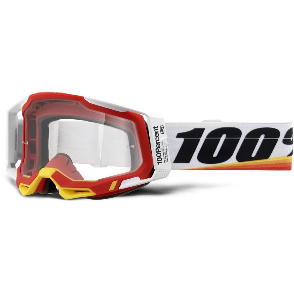 RACECRAFT 2 Goggle - Arsham Red - Clear Lens