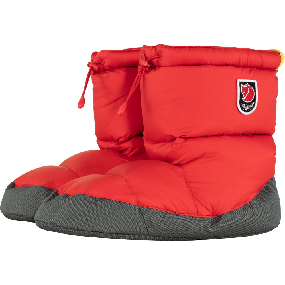 Expedition Down Booties, True Red