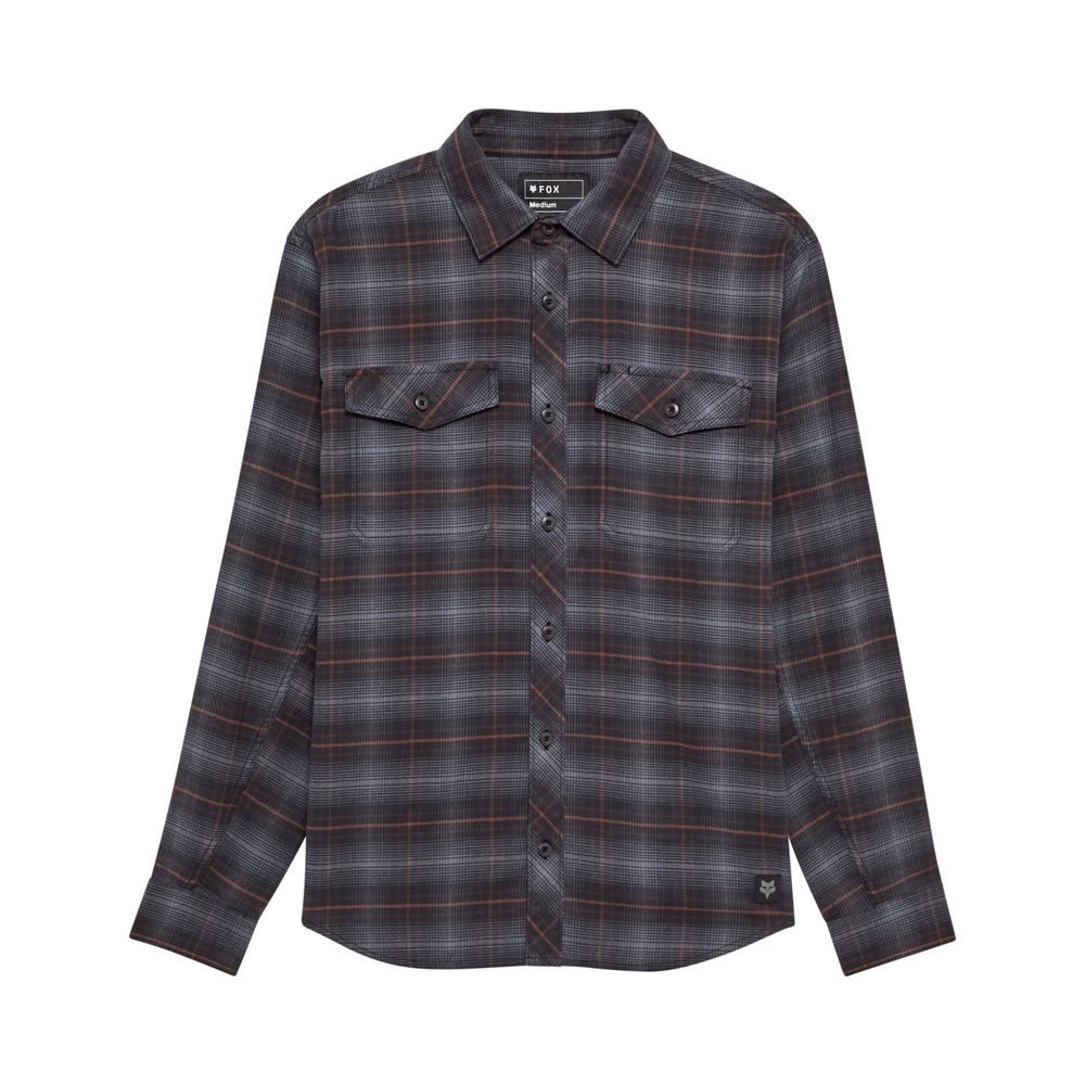 Survivalist Stretch Flannel Ls Black