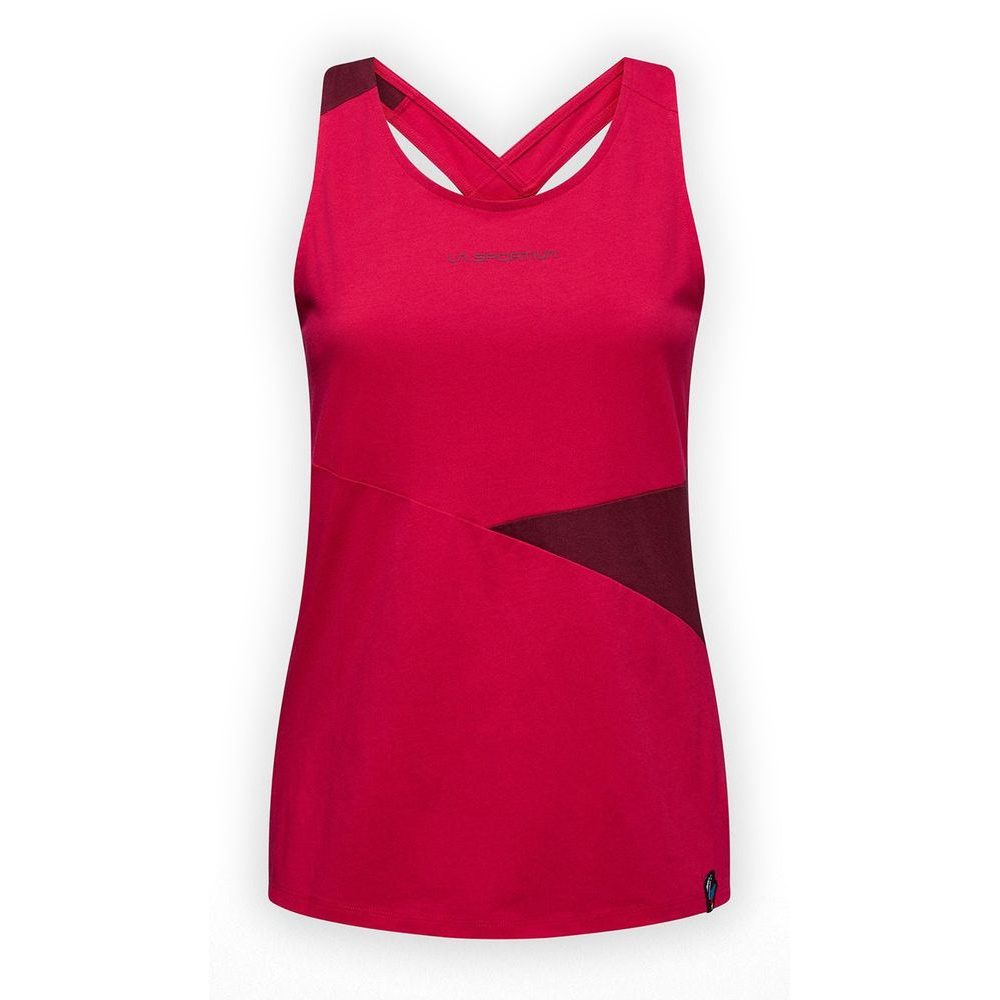 Twist Tank W Azalea/Redwood