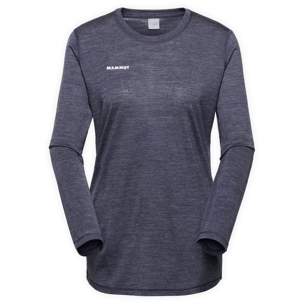 Tree Wool FL Longsleeve Women marine melange