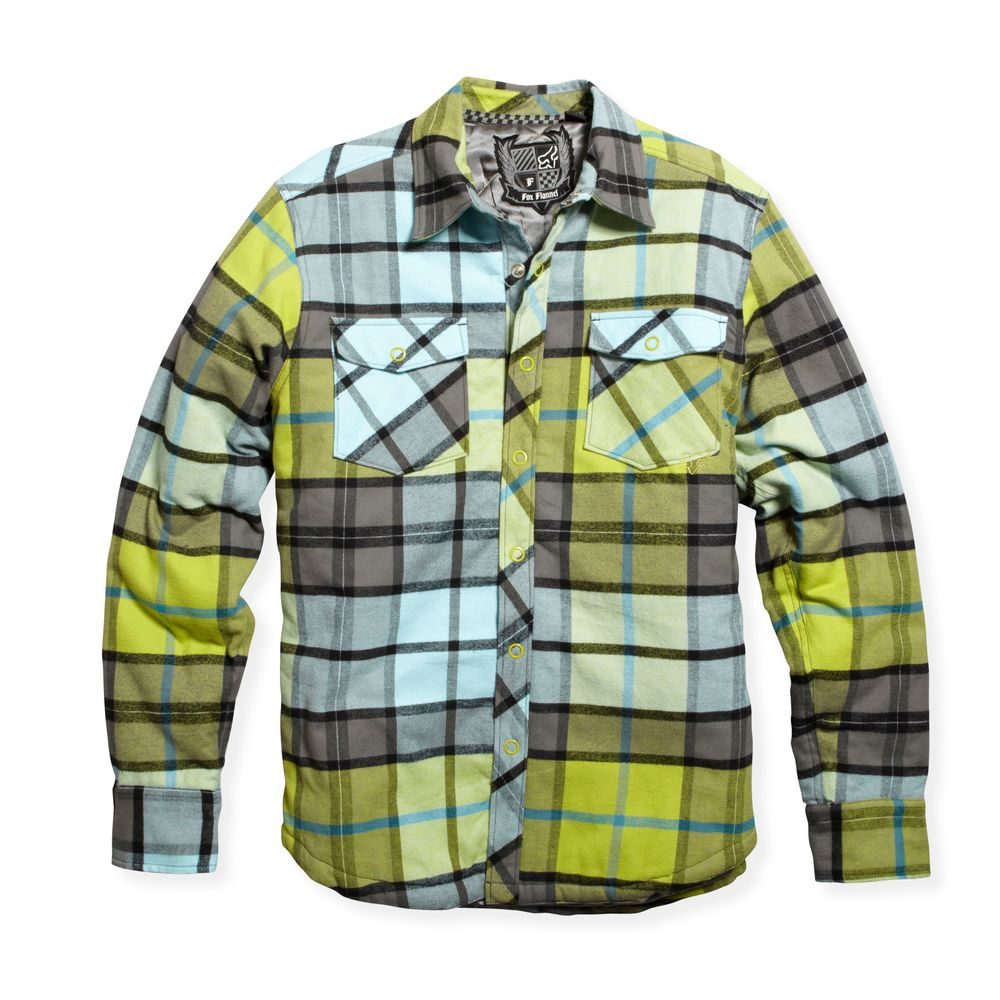 44180 266 TIME WARP FLANNEL SPEARMINT - pánská flanelová bunda