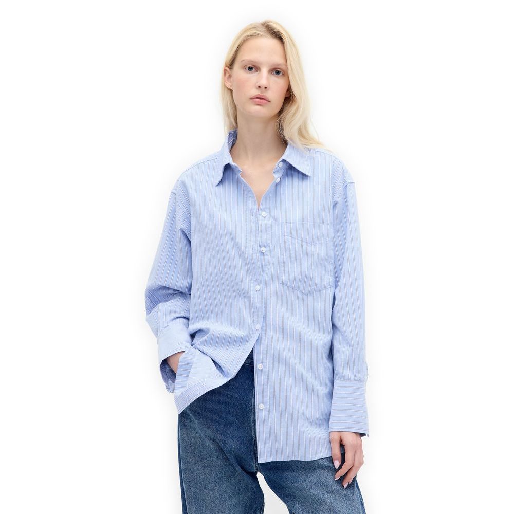 519496-03 Oversize košile Big Shirt Modrá
