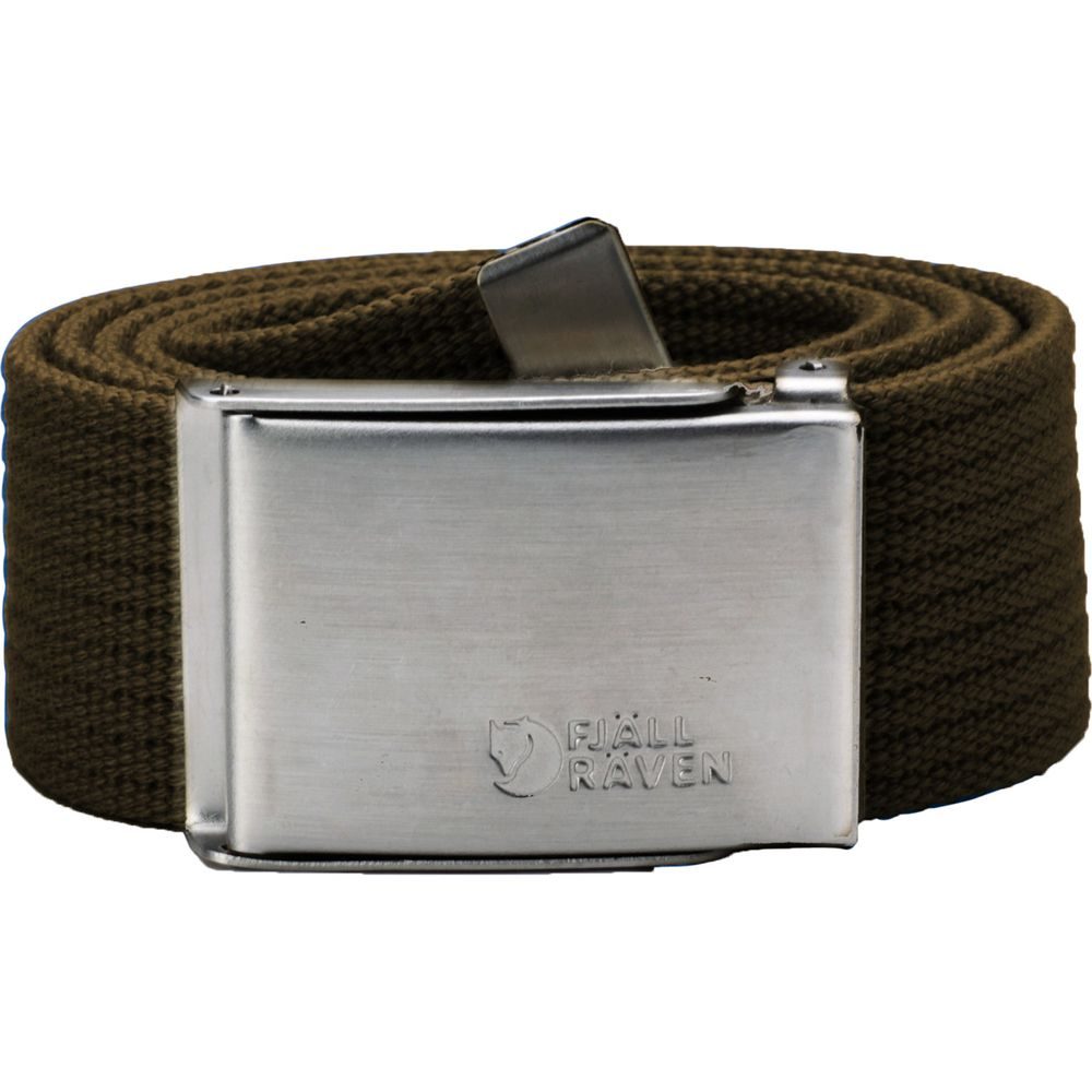 Canvas Belt Dark Olive