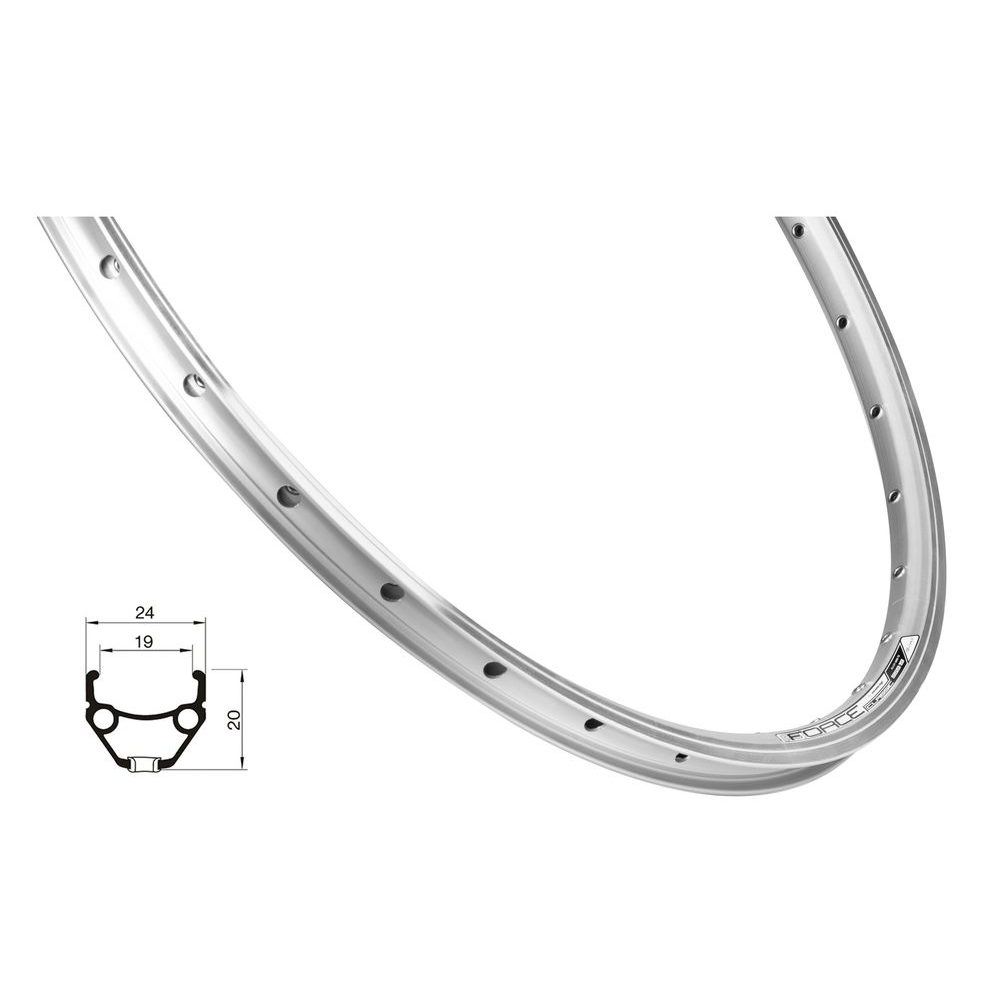 CLASSIC 559x19, 36děr, stříbrný