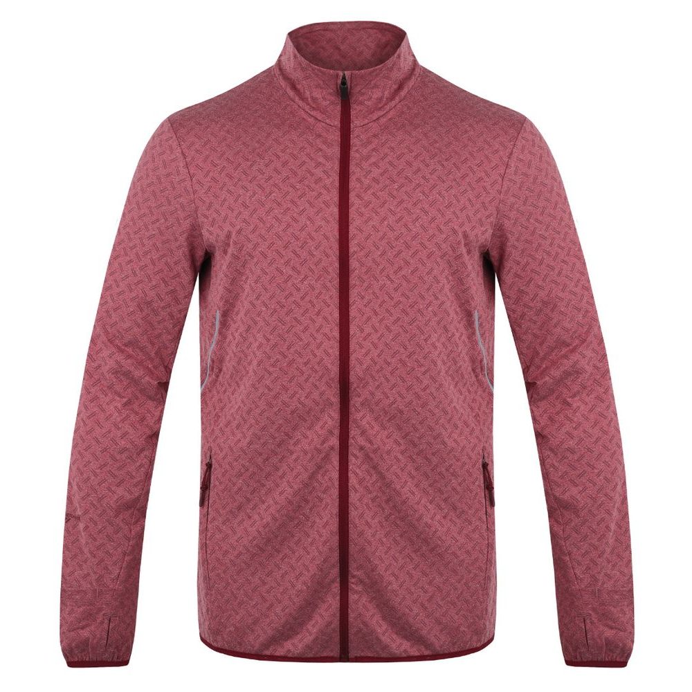 Pánská mikina na zip Astel M bordo