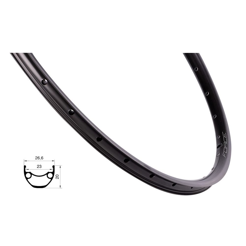 XC DISC 622x23, 32děr, černý