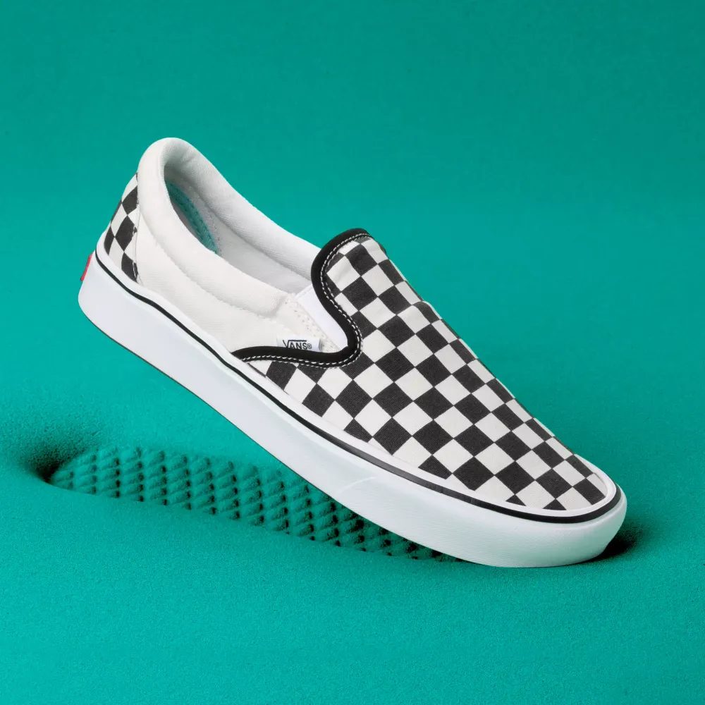 UA ComfyCush Slip-On (classic) checkerboard/true white