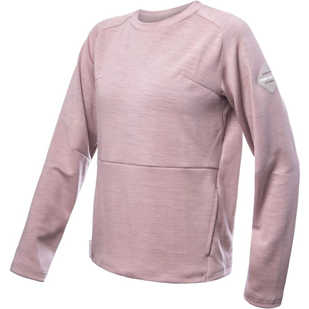 MERINO UPPER traveller dámská mikina dusty pink