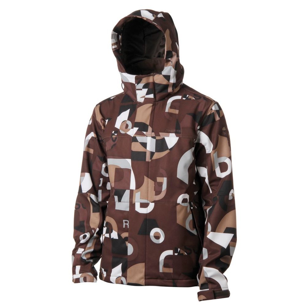 671802 263 HOPTON - Pánská snowboardová bunda Softshell