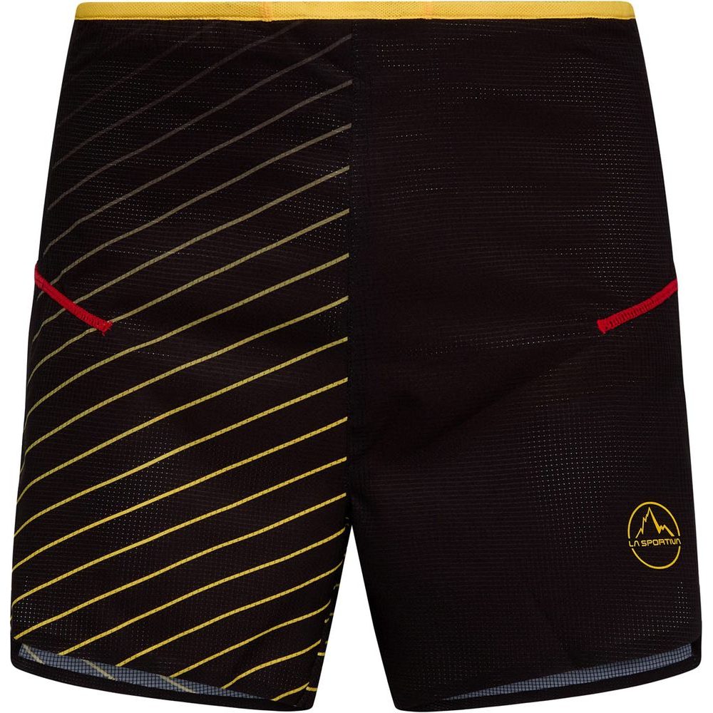 Freccia Short M, Black/Yellow_999100