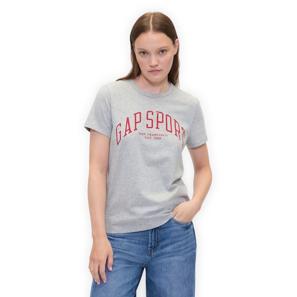 824042-03 Tričko s logem Šedá