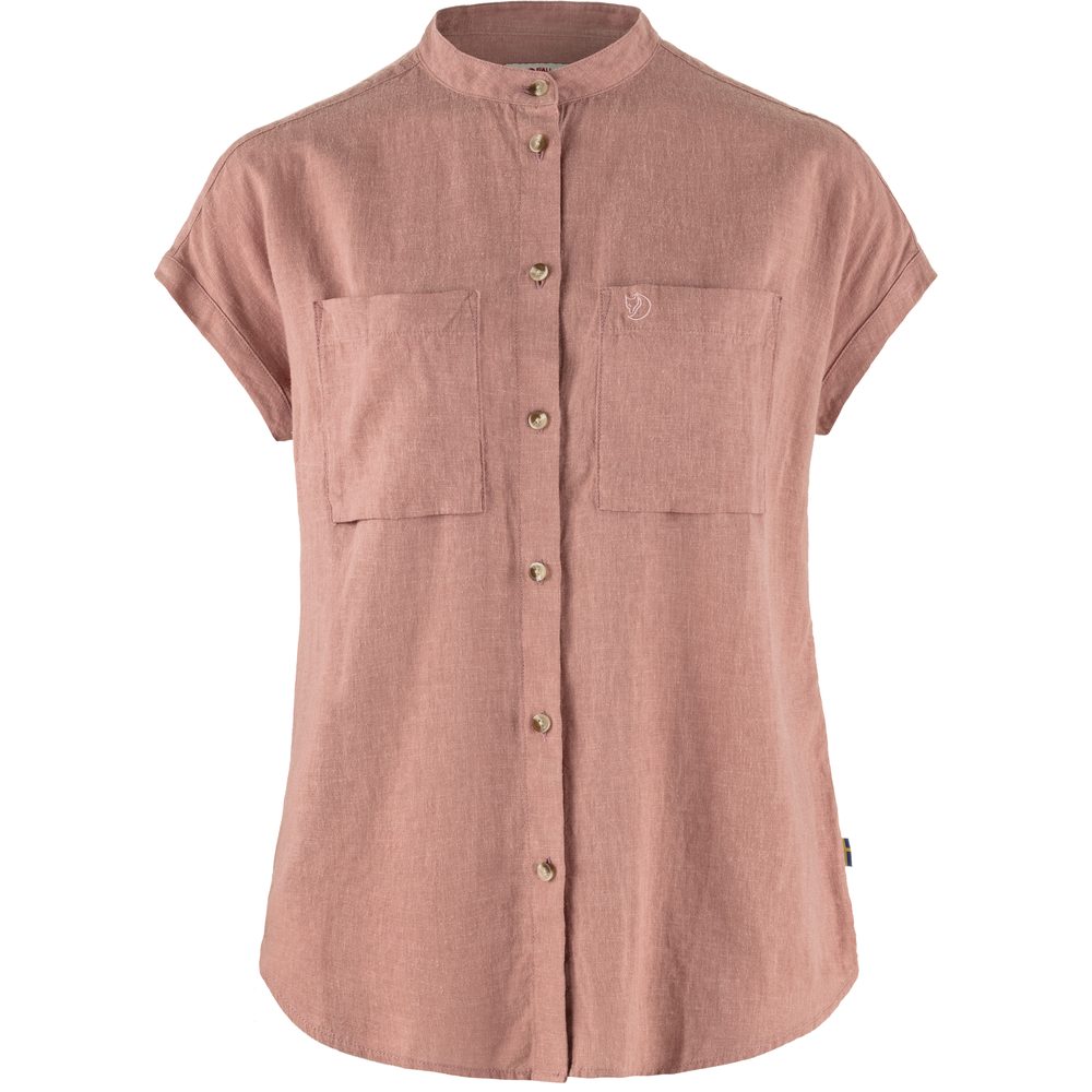 Övik Hemp Shirt SS W Dusty Rose