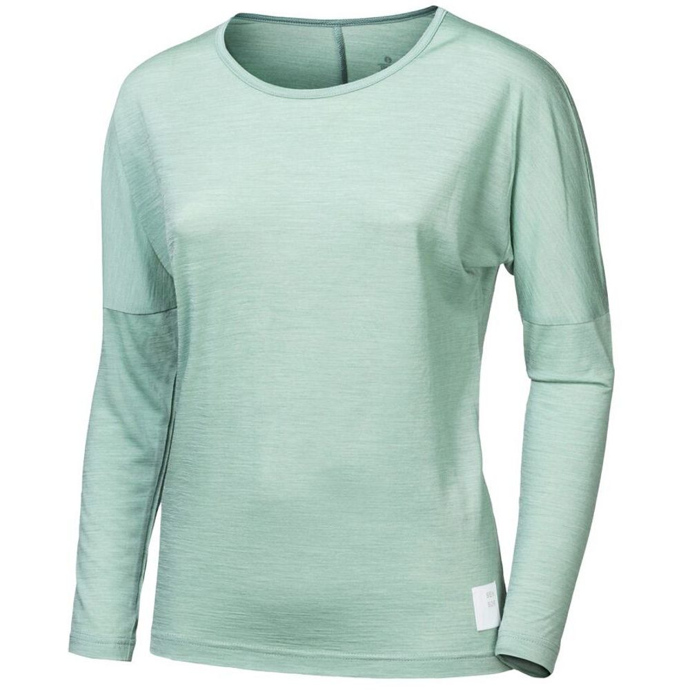 MERINO AIR traveller dámské triko dl.rukáv basil green