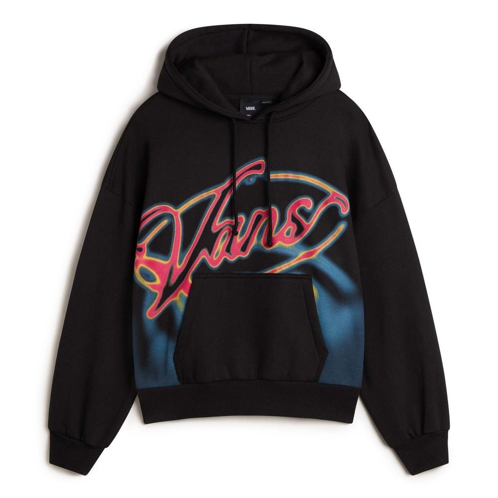 Outer Ring Retro Hoodie Black