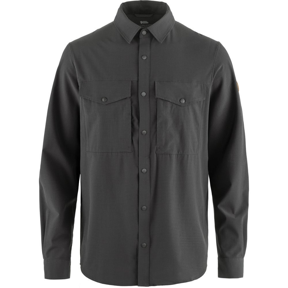 Abisko Trekking Shirt M Dark Grey