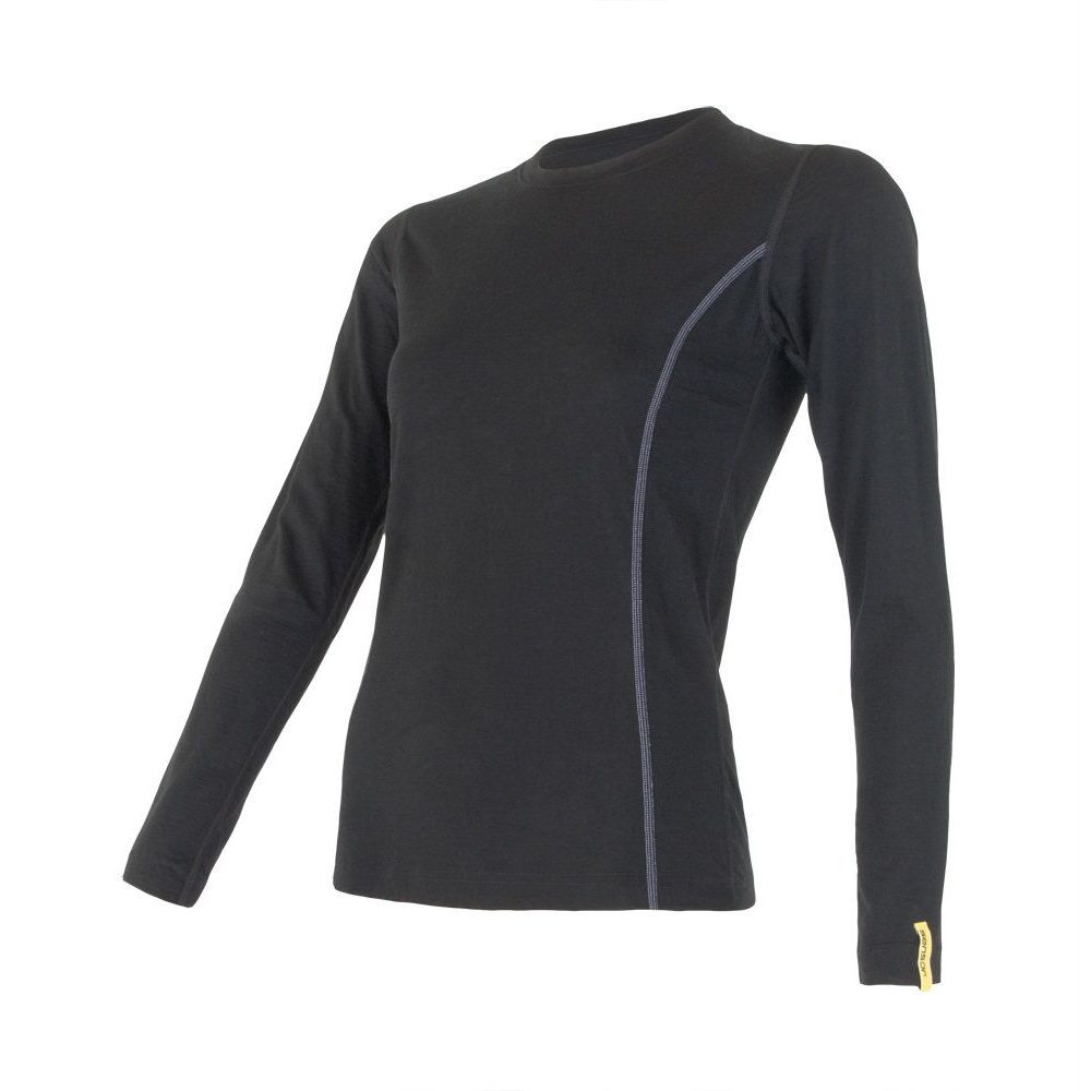 MERINO ACTIVE dámské triko dl.rukáv černá