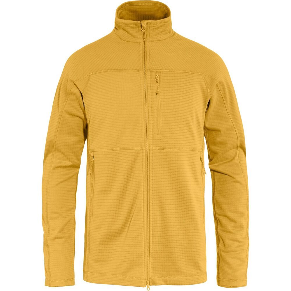 Abisko Lite Fleece Jacket M Ochre