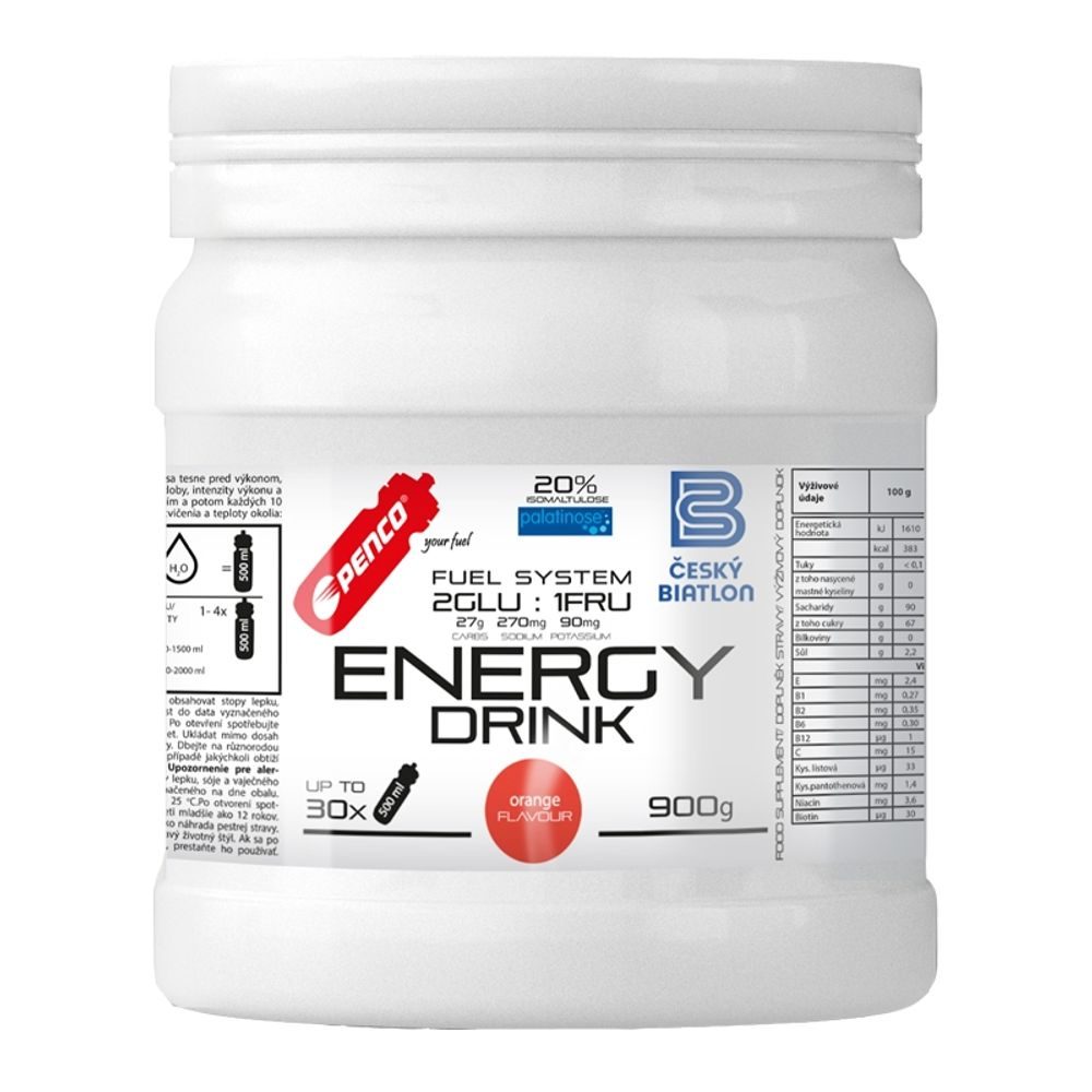 Energy Drink, dóza, 900 g pomeranč