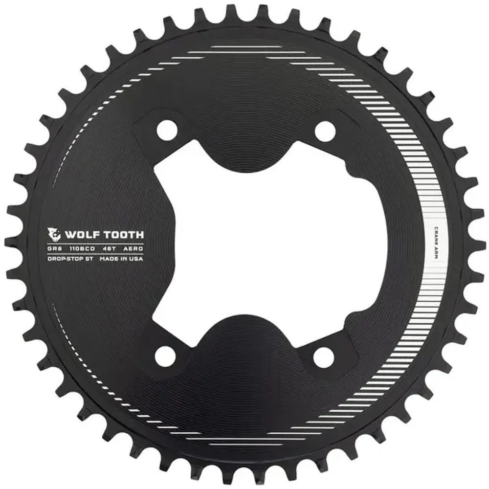 110x46 BCD Asymmetric 4-Bolt pro Shimano GRX