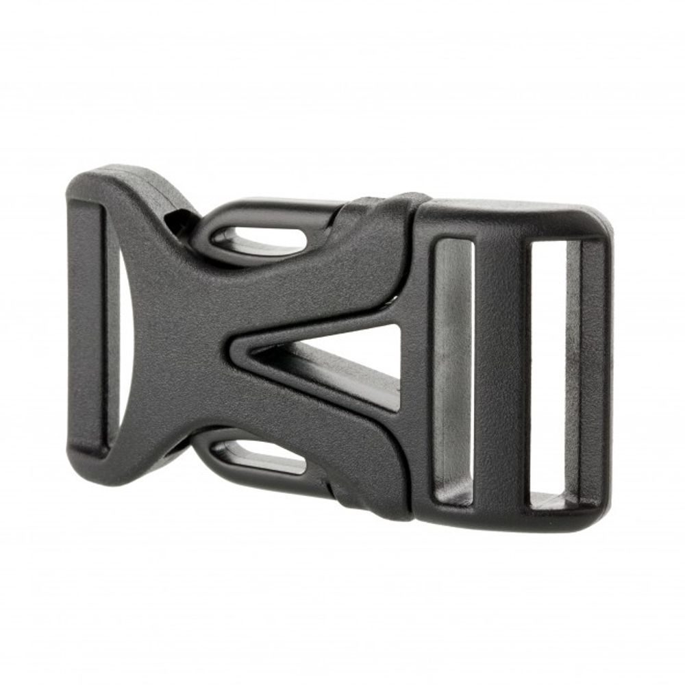 QUICK BUCKLE 25 MM, BLACK - NOIR