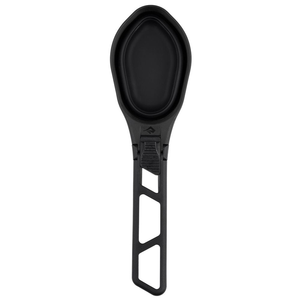Camp Kitchen Folding Serving Spoon, Grey