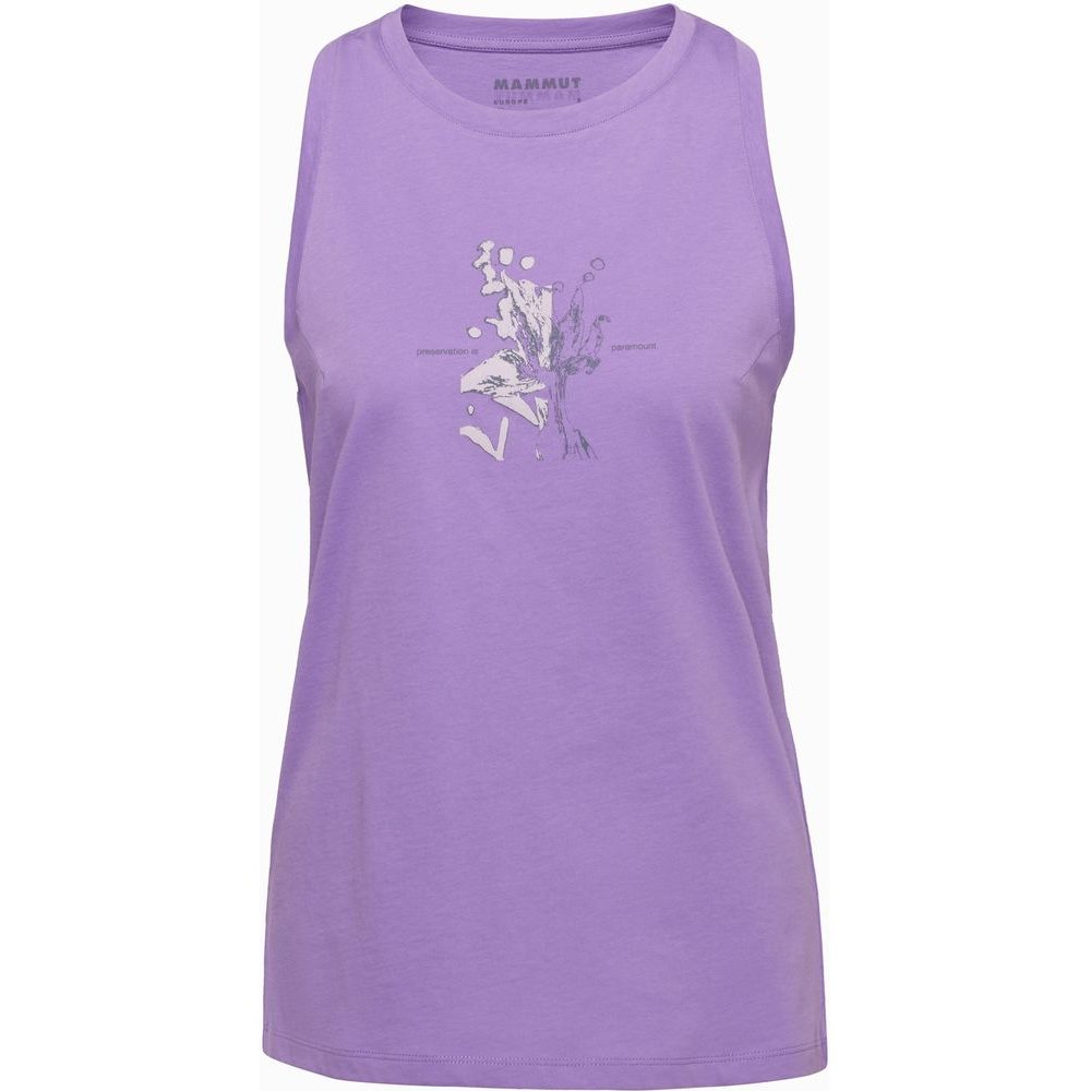 Core Tank Top Women Flower lavandin