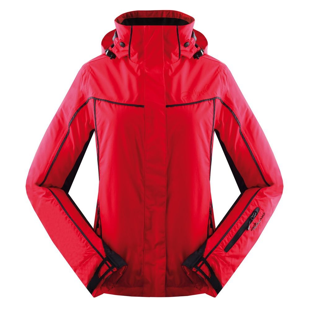 CATERINA 6000, Fiery red/anthracite - dámská zimní bunda