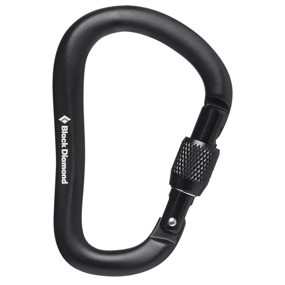 ROCKLOCK SCREWGATE CARABINER Black