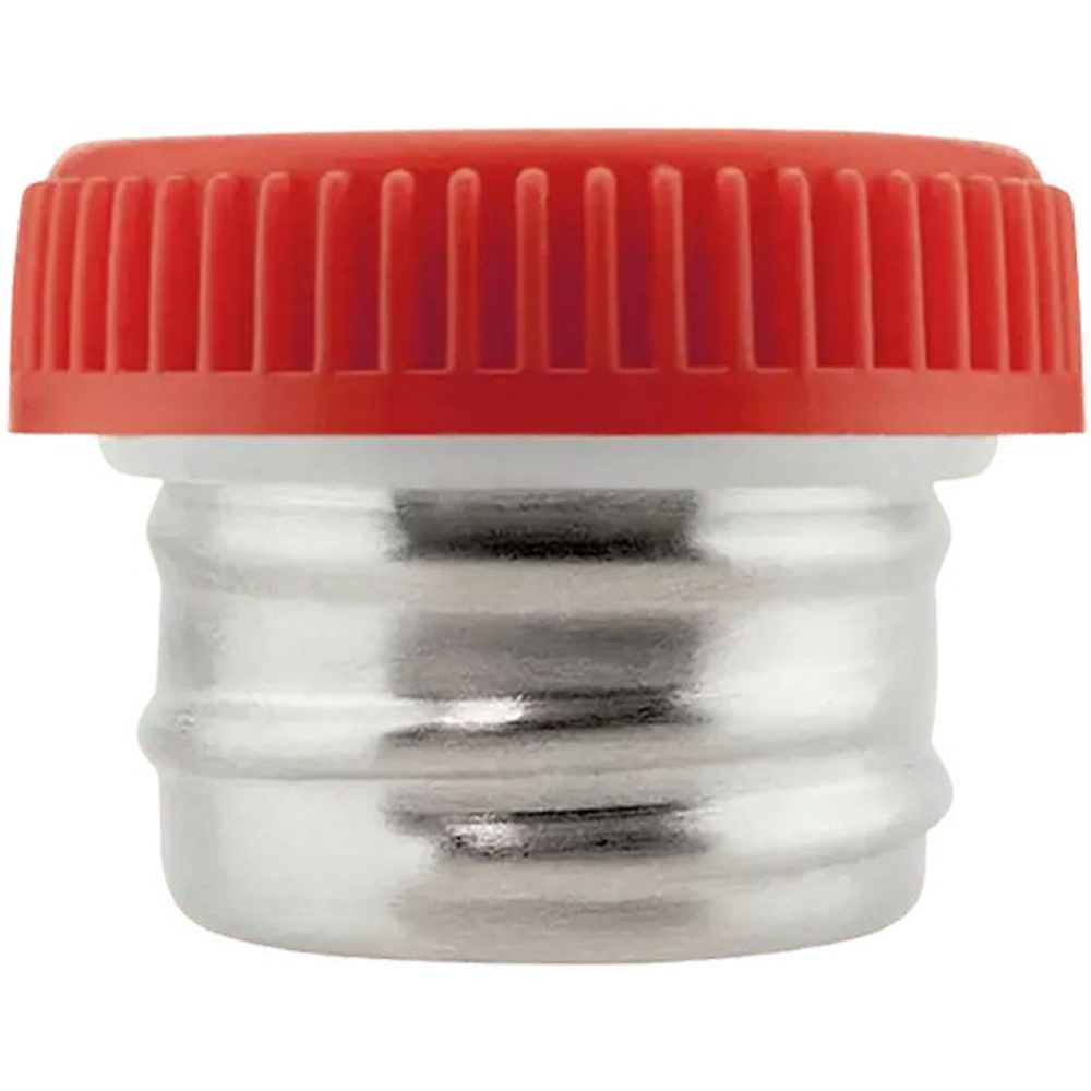Uzávěr ocel Plain pro Láhev Basic červený