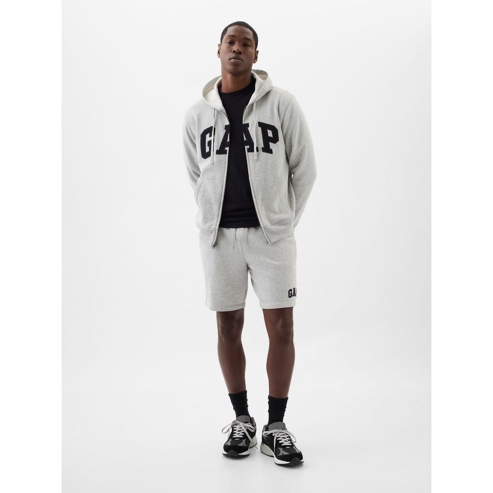 866651-02 Kraťasy s logem Heritage Šedá