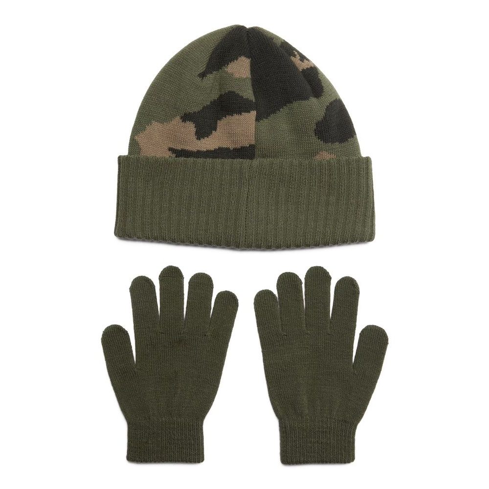 B Beanie/Glove Combo-GRN