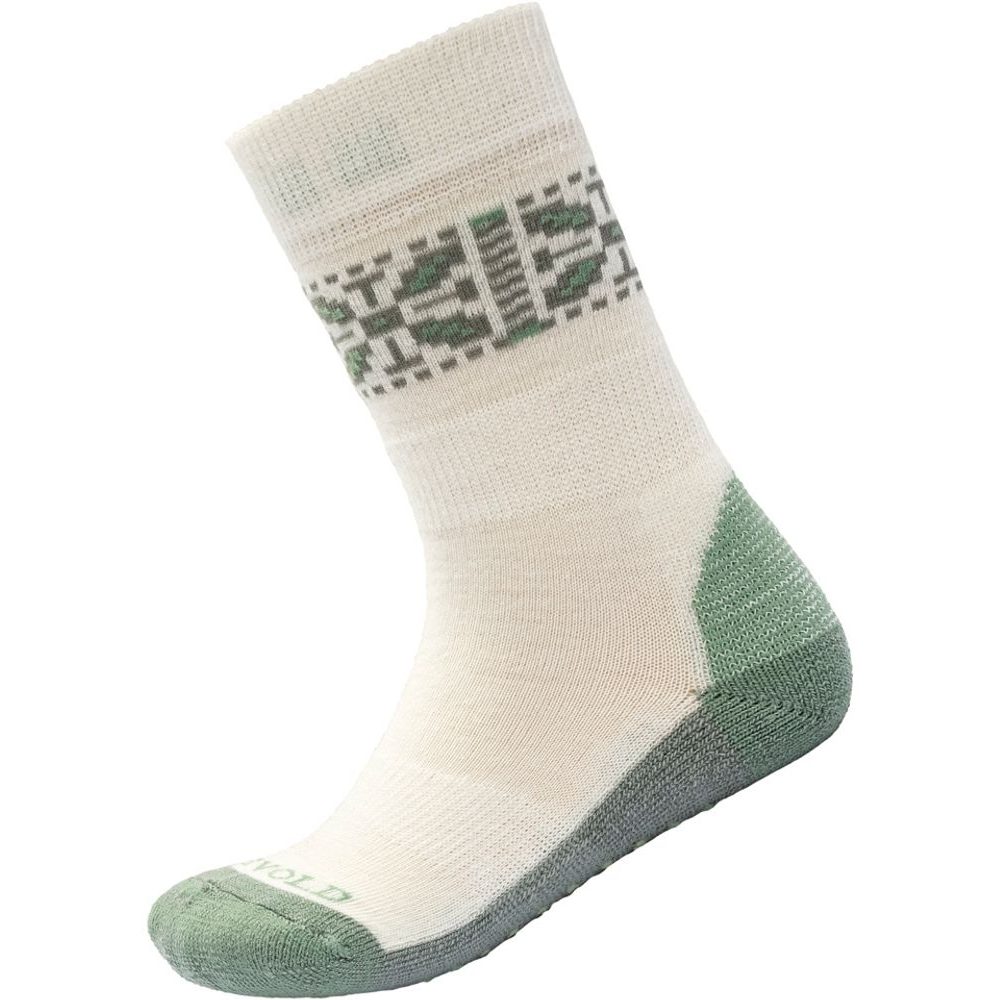 Multi Merino No-Slip Sock Kid, Raw White
