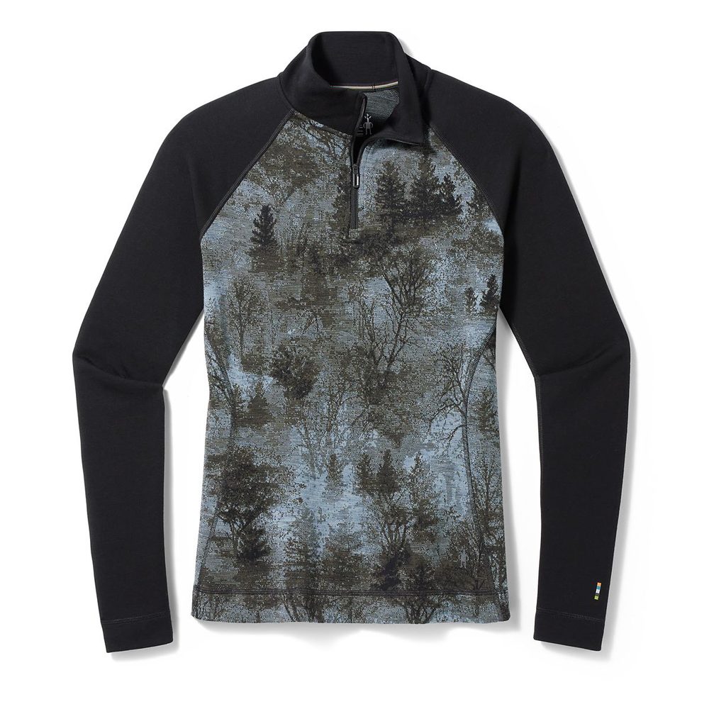 W CLASSIC THERMAL MERINO BL 1/4 ZIP black forest